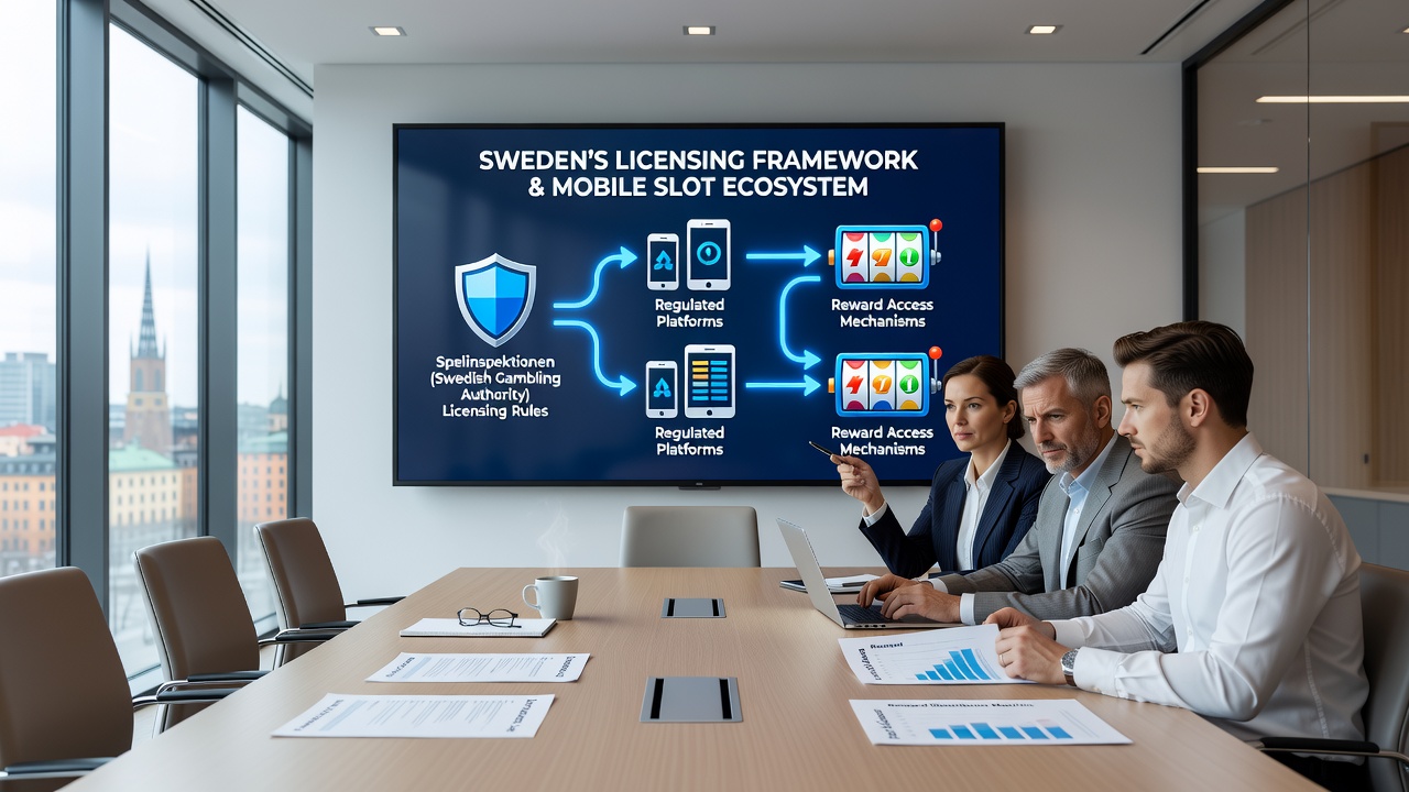 Mobile slot gameplay on a regulated Swedish platform demonstrating verified reward activation screens